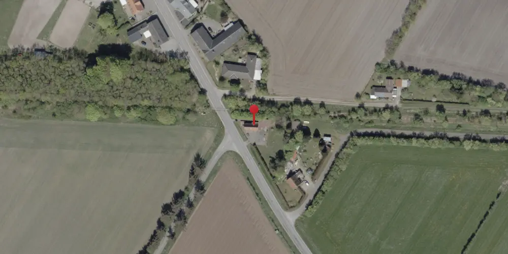 Historisk kort over Terkelsbøl Billetsalgssted [1878-1889]