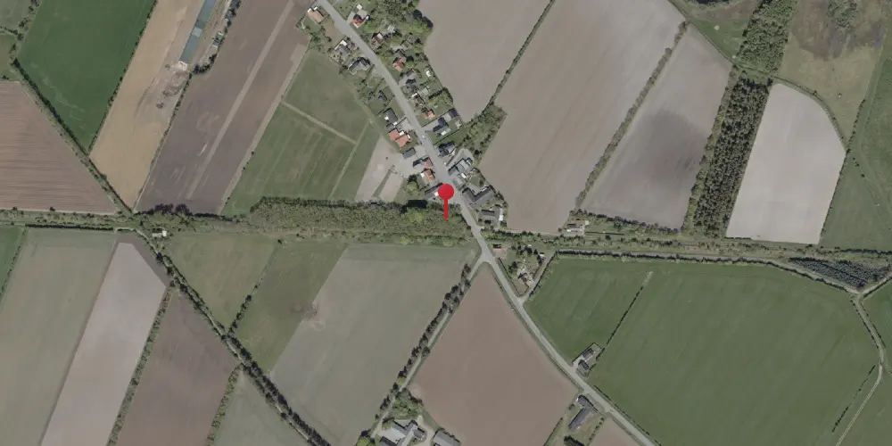 Historisk kort over Terkelsbøl Station [1922-1958]