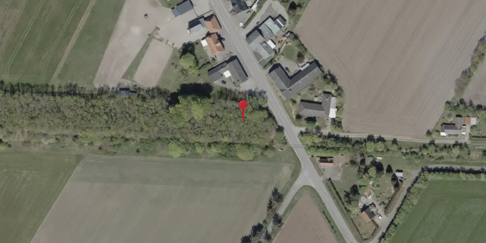 Historisk kort over Terkelsbøl Station [1922-1958]