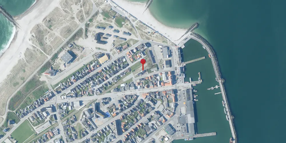 Historisk kort over Thyborøn Havn Station [1924-1990]