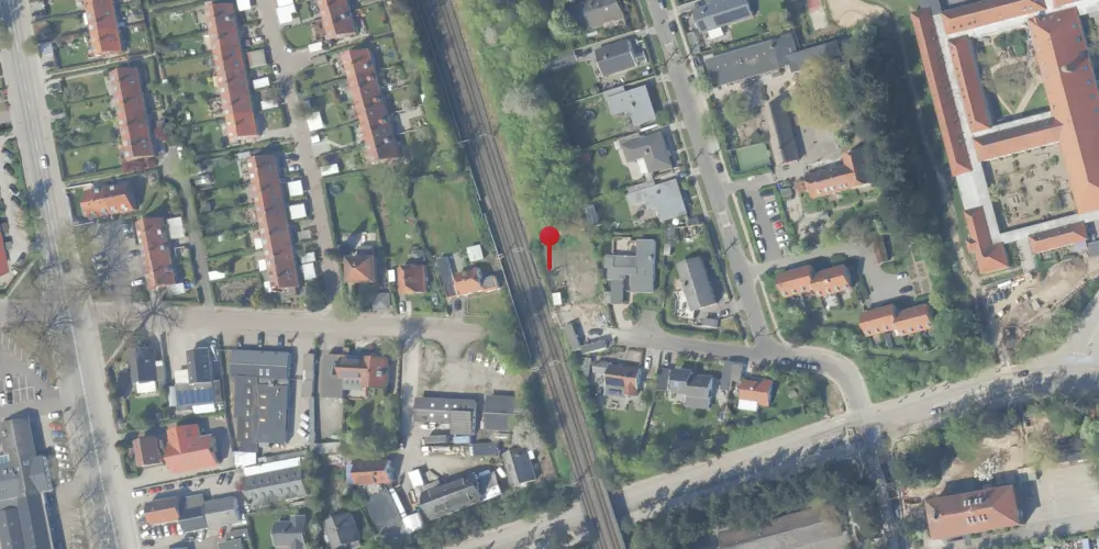 Historisk kort over Virum Billetsalgssted [1929-1936]