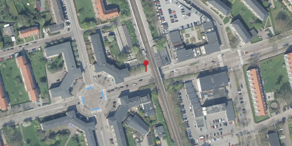 Historisk kort over Virum Billetsalgssted [1936-1958]