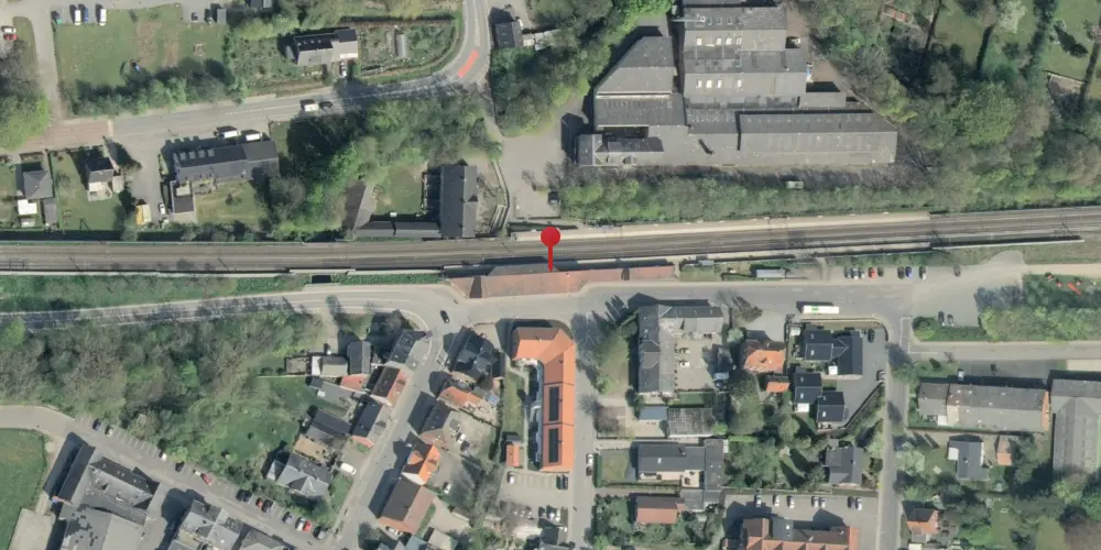 Historisk kort over Aarup Billetsalgssted [1995-2003]