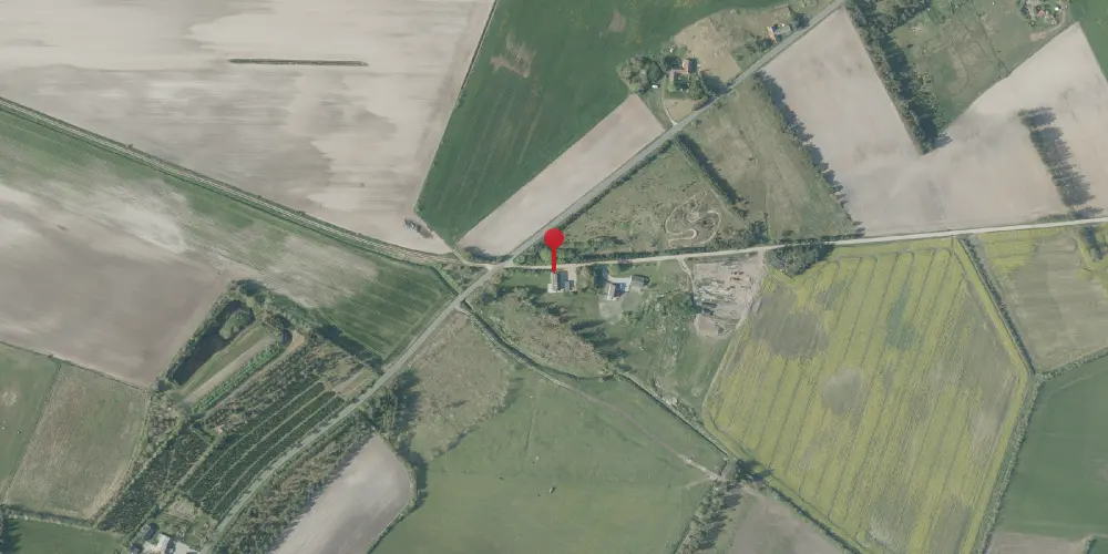 Historisk kort over Gøttrup Billetsalgssted med Sidespor [1911-1924]