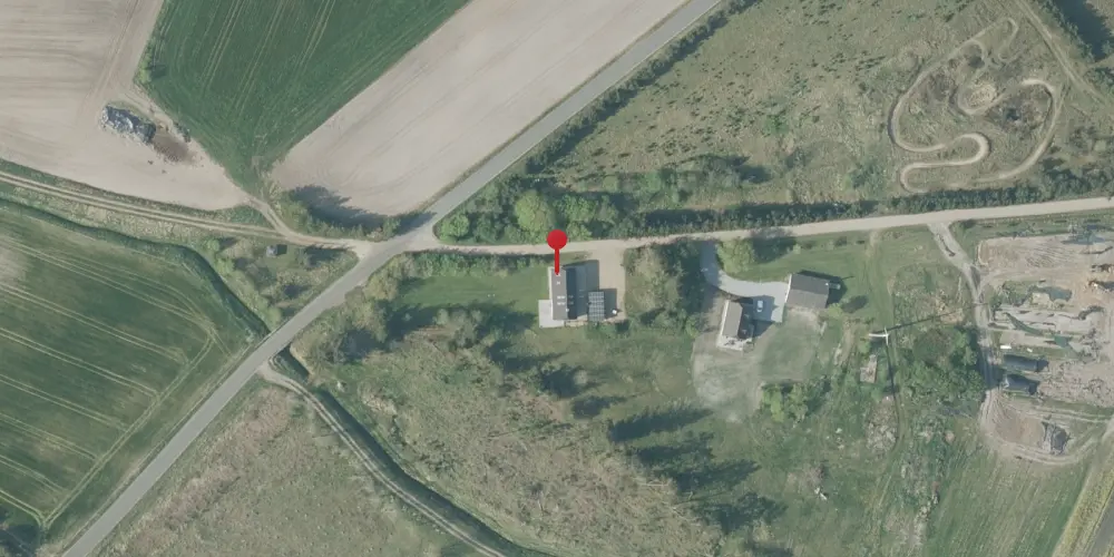 Historisk kort over Gøttrup Billetsalgssted med Sidespor [1911-1924]