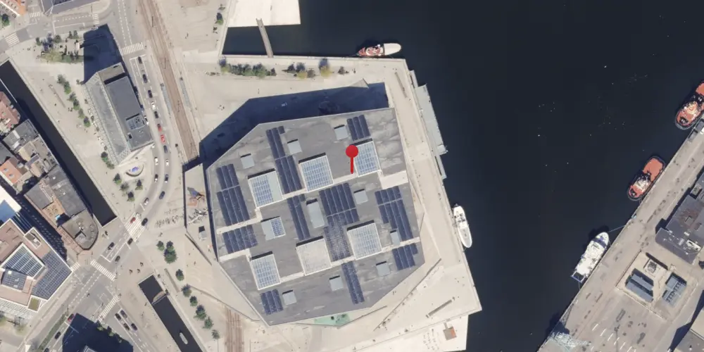 Historisk kort over Aarhus Havnestation [1894-1953]