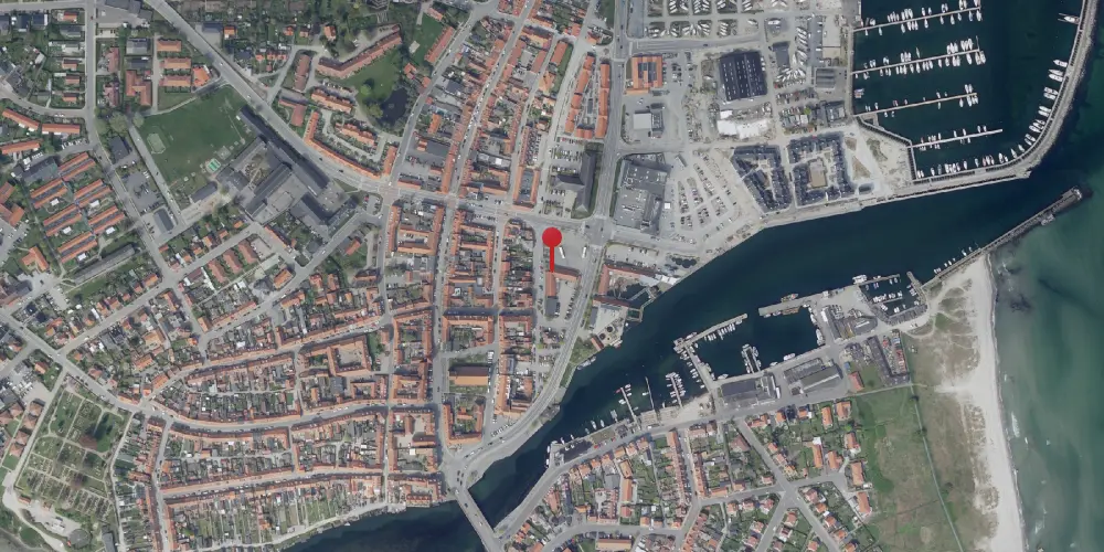 Historisk kort over Kerteminde Station Historisk kort over Kerteminde Station