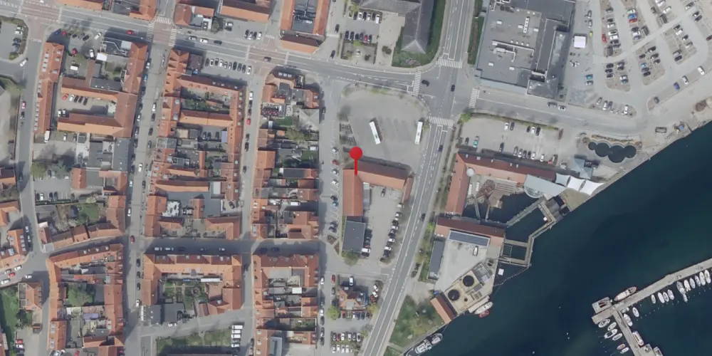 Historisk kort over Kerteminde Station Historisk kort over Kerteminde Station