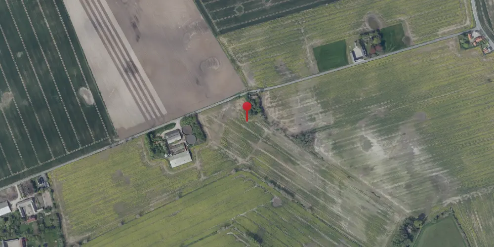 Historisk kort over Tårup Trinbræt med Sidespor