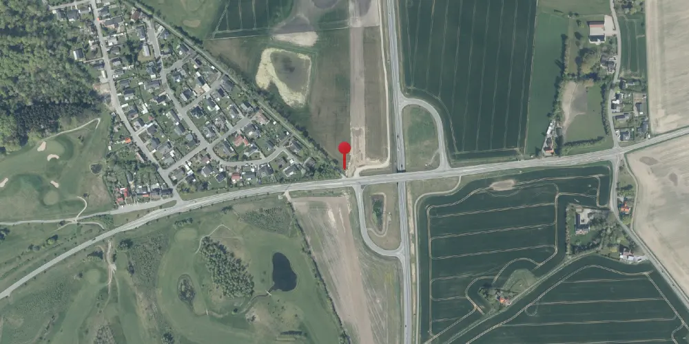 Historisk kort over Sønder Vedby Trinbræt [1928-1965]