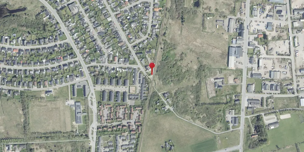 Historisk kort over Terpet Trinbræt [1975-1981]