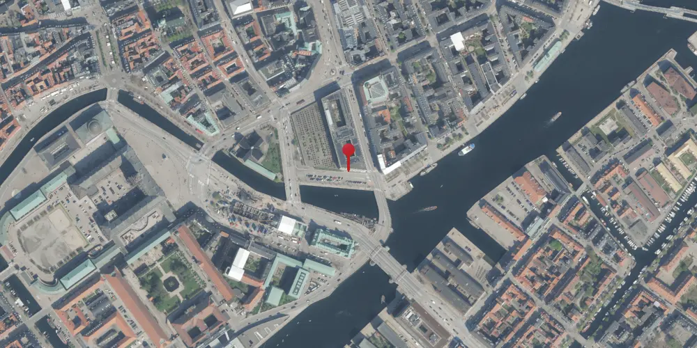 Historisk kort over Havnegade Havnebanestation