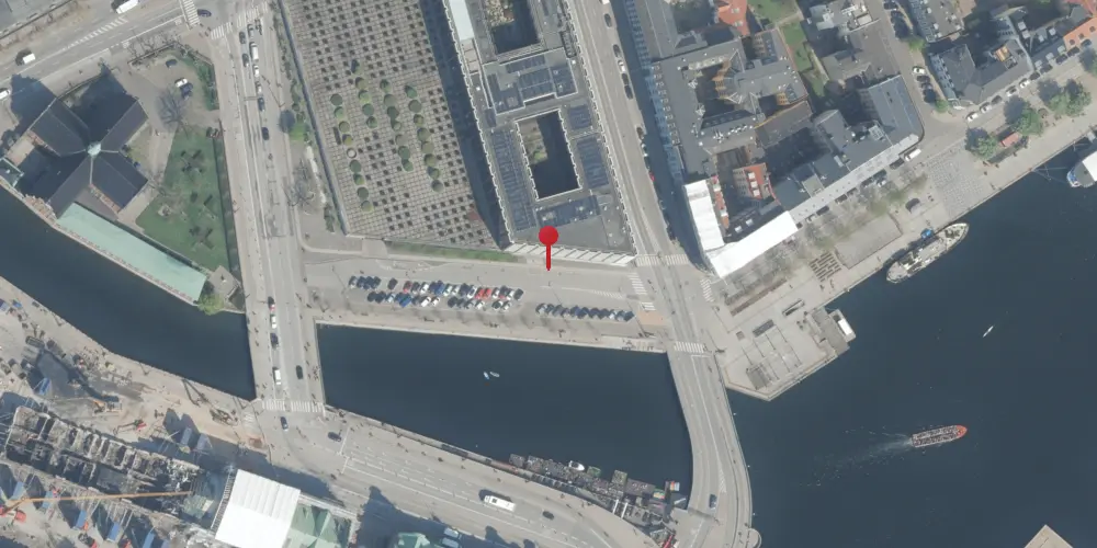 Historisk kort over Havnegade Havnebanestation