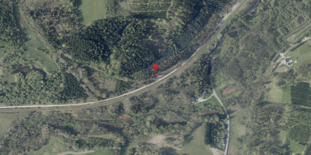 Historisk kort over Sejlgaard Sidespor