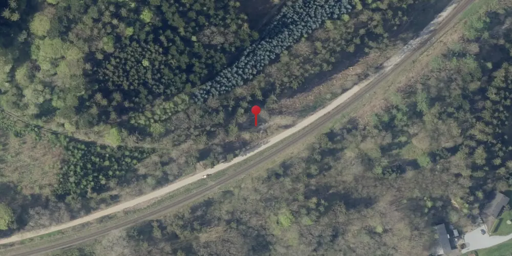 Historisk kort over Sejlgaard Sidespor