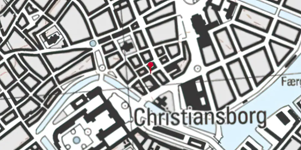 Historisk kort over Nikolajgade Indleveringssted