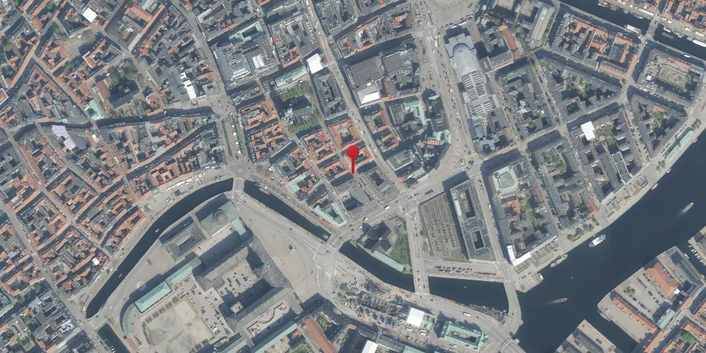 Historisk kort over Nikolajgade Indleveringssted