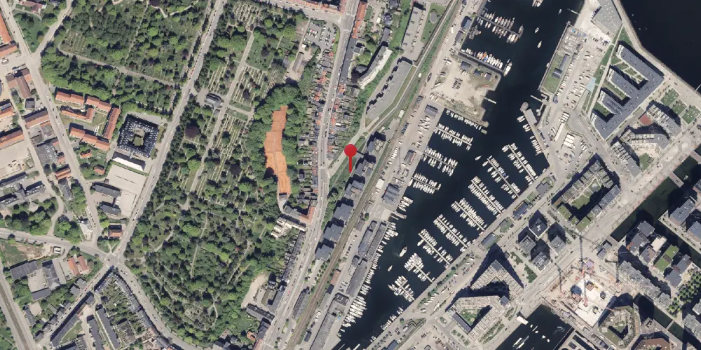 Historisk kort over Trøjborg Sidespor