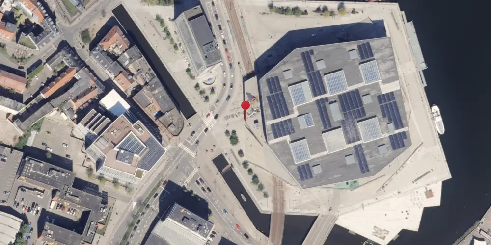 Historisk kort over Aarhus Havn Godsekspeditionen Historisk kort over Aarhus Havn Godsekspeditionen