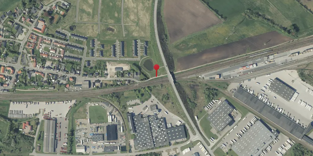 Historisk kort over Taulov Blokpost Historisk kort over Taulov Blokpost