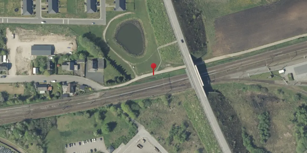 Historisk kort over Taulov Blokpost Historisk kort over Taulov Blokpost