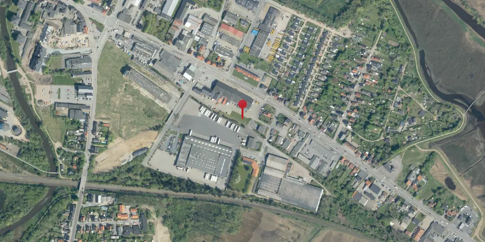 Historisk kort over Skive H Signal Blokpost