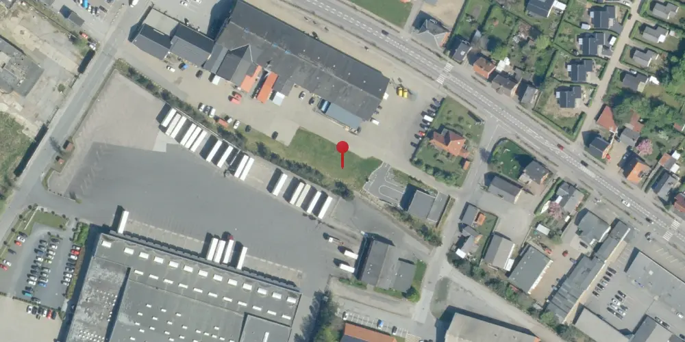 Historisk kort over Skive H Signal Blokpost