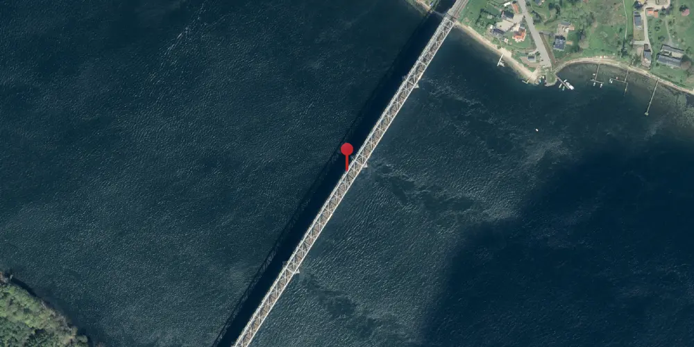 Historisk kort over Lillebæltsbroen Jernbanebro