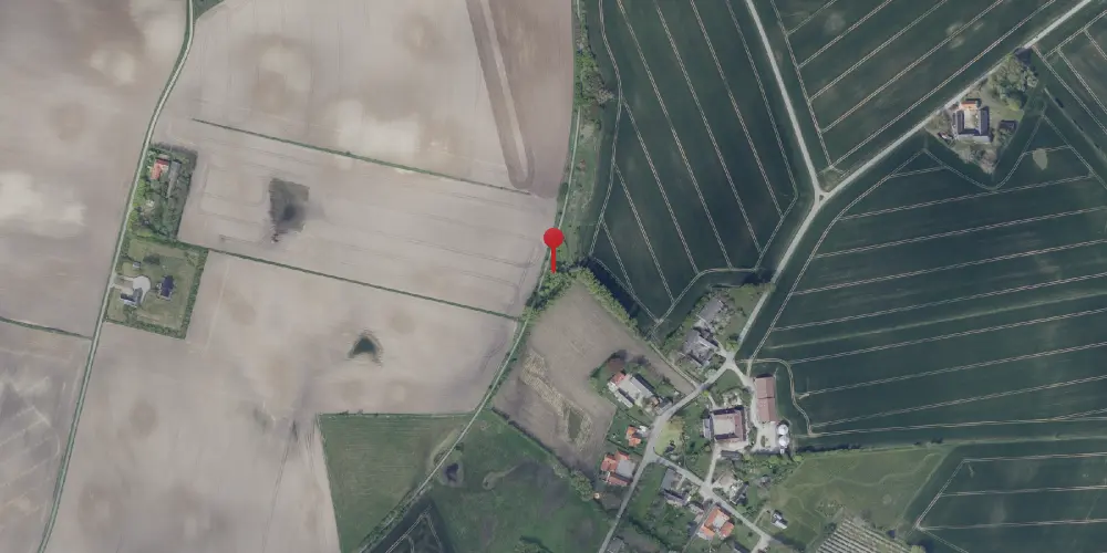 Historisk kort over Hersnap Trinbræt med Sidespor Historisk kort over Hersnap Trinbræt med Sidespor