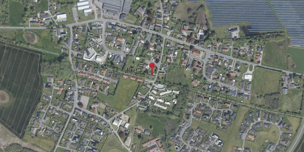 Historisk kort over Vollerup Station