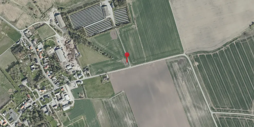 Historisk kort over Veggerslevvejen Trinbræt