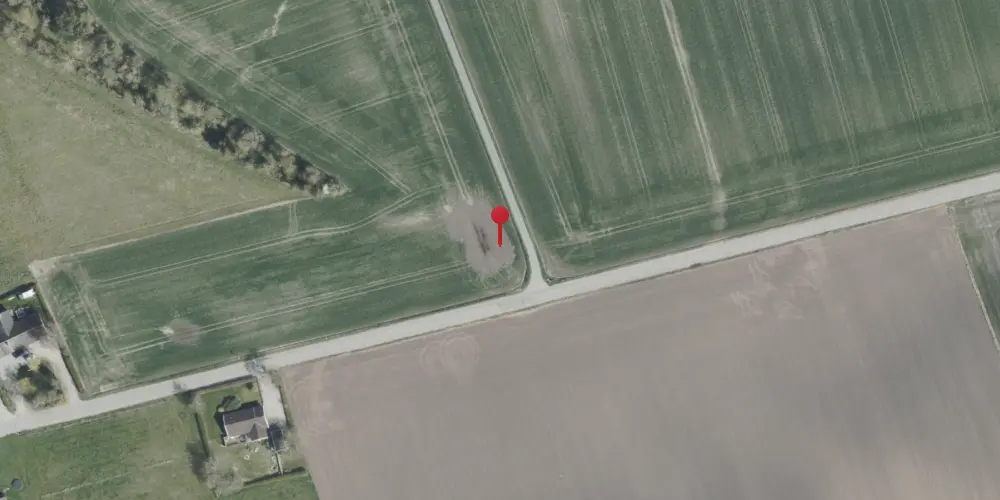 Historisk kort over Veggerslevvejen Trinbræt