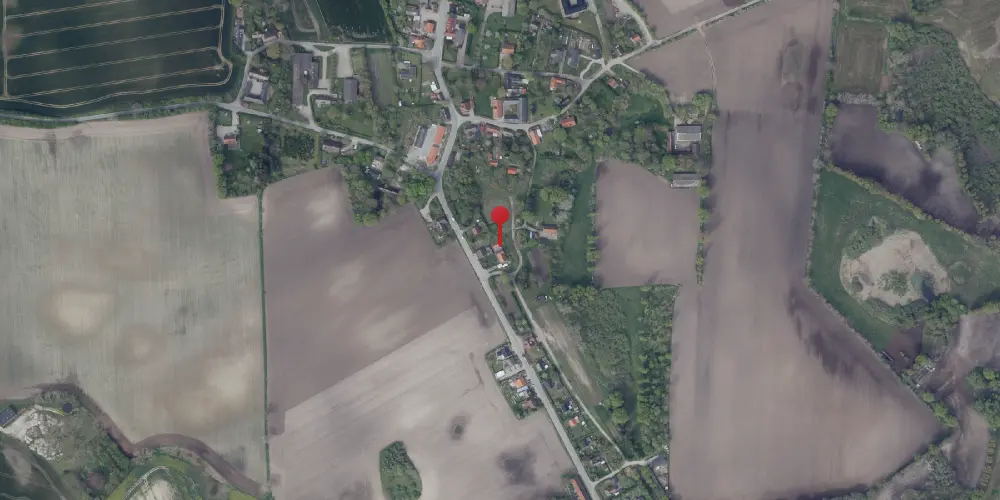 Historisk kort over Martofte Station