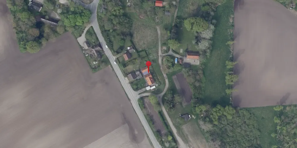 Historisk kort over Martofte Station