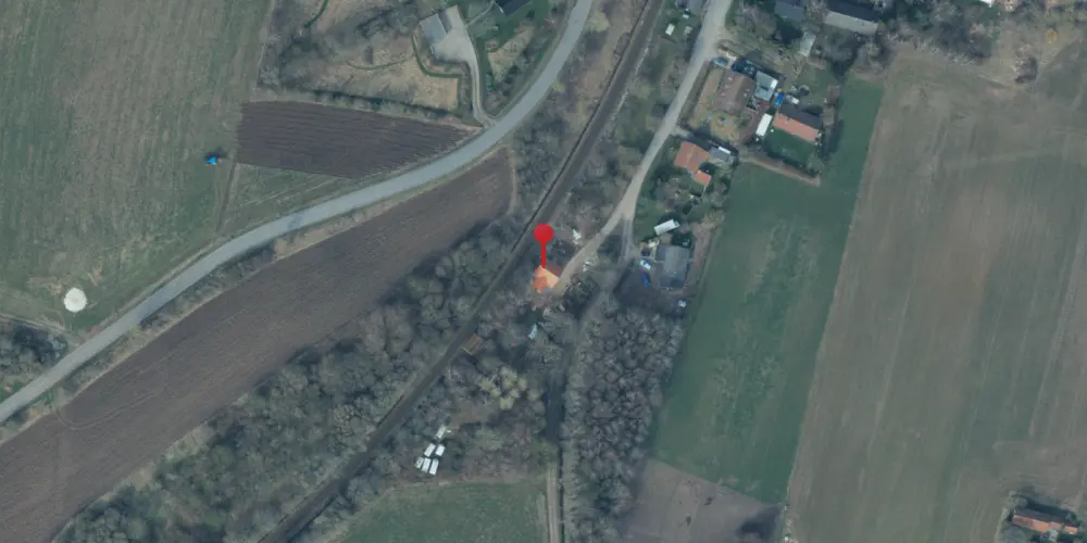 Historisk kort over Kelstrup Billetsalgssted [1899-1949]