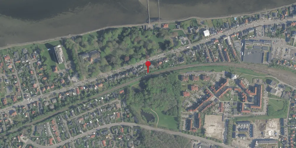 Historisk kort over Strandparken Trinbræt (uofficielt) Historisk kort over Strandparken Trinbræt (uofficielt)