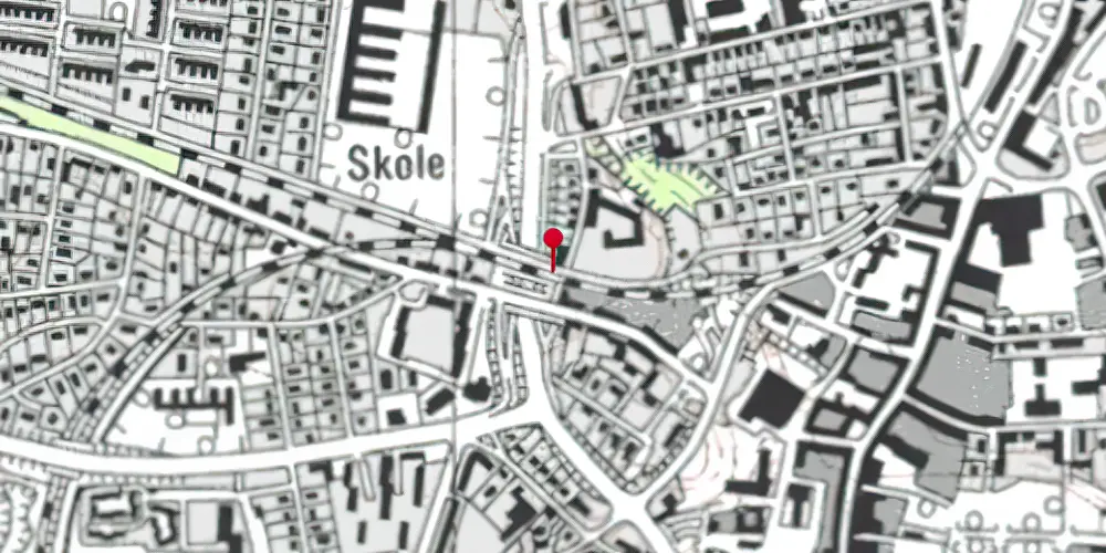 Historisk kort over Holstebro Markedsplads Trinbræt Historisk kort over Holstebro Markedsplads Trinbræt