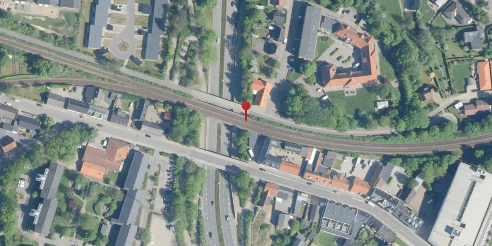 Historisk kort over Holstebro Markedsplads Trinbræt Historisk kort over Holstebro Markedsplads Trinbræt