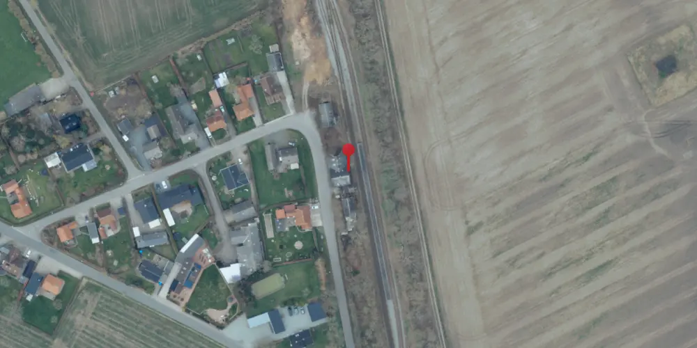 Historisk kort over Havrebjerg Station [1898-1960]