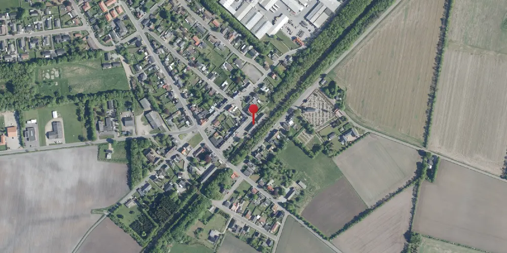 Historisk kort over Troldhede Station [1881-1974]