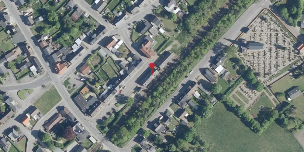 Historisk kort over Troldhede Station [1881-1974]