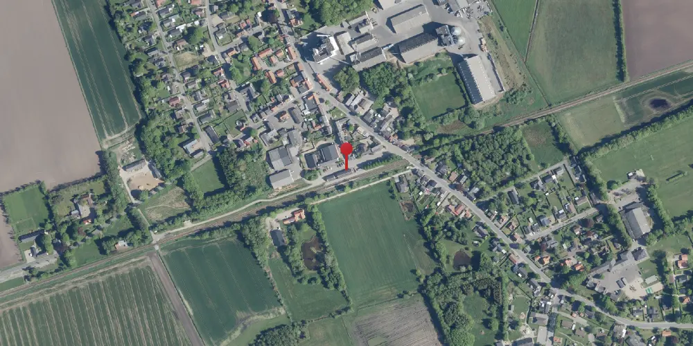 Historisk kort over Borris Station [1881-1973]