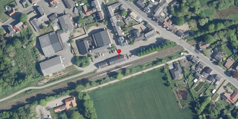 Historisk kort over Borris Station [1881-1973]