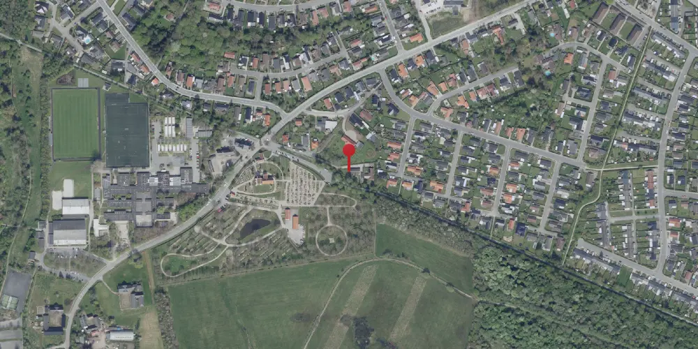 Historisk kort over Snestrup Trinbræt