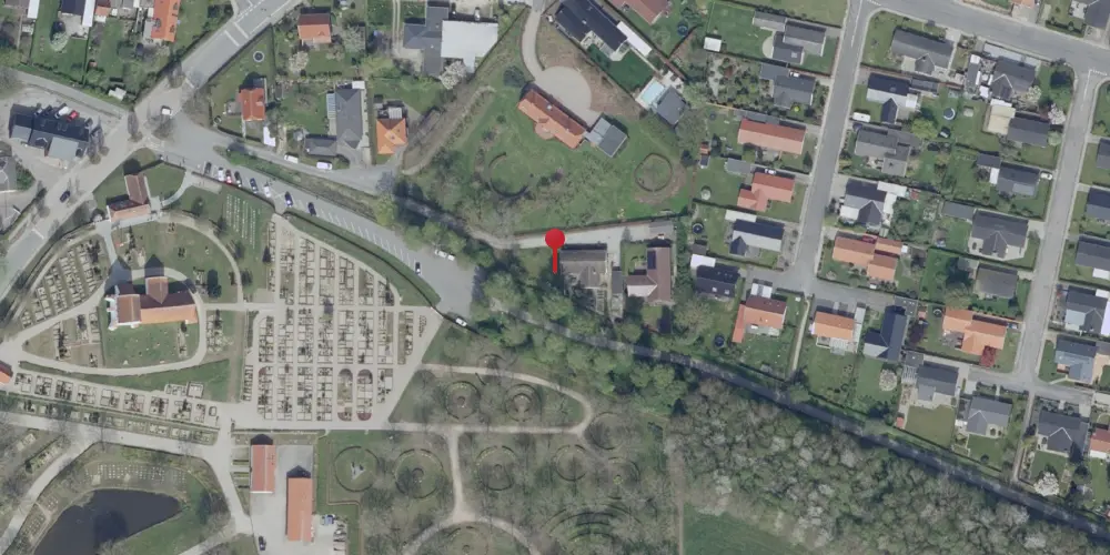 Historisk kort over Snestrup Trinbræt