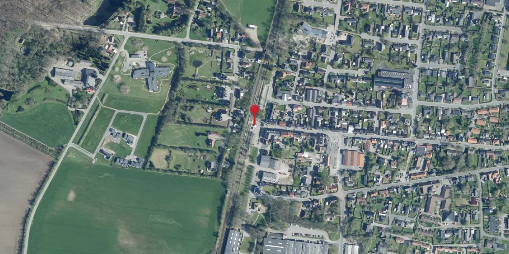 Historisk kort over Tistrup Station [1875-1970]