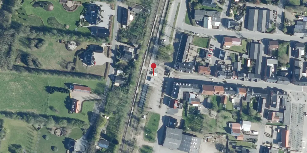 Historisk kort over Tistrup Station [1875-1970]