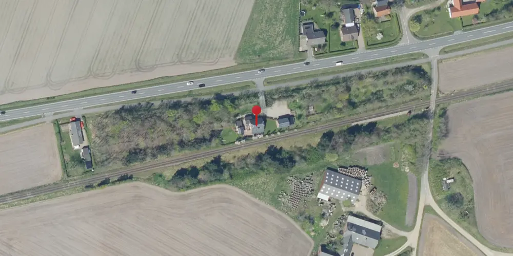 Historisk kort over Hyllerslev Station [1903-1963]