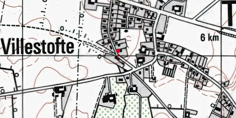Historisk kort over Villestofte Station