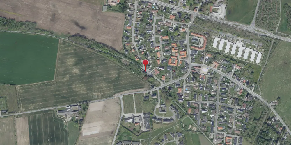 Historisk kort over Villestofte Station